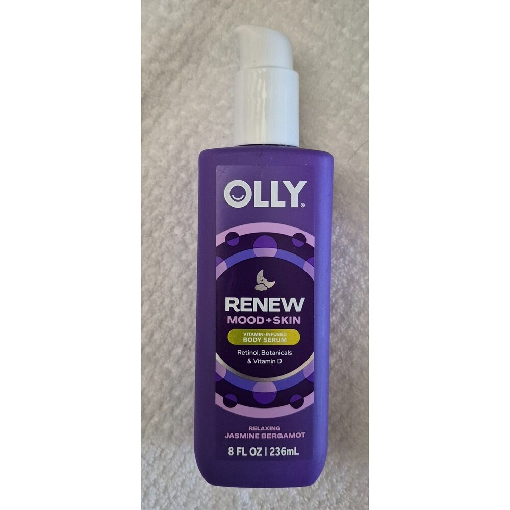 Olly RENEW Body Serum Mood + Skin Vitamin Infused Relaxing Bedtime 8 Fl Oz